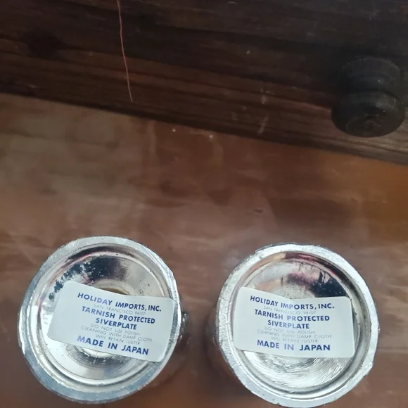 Mini vintage silver-plated Japan goblets - Picture 5 of 11